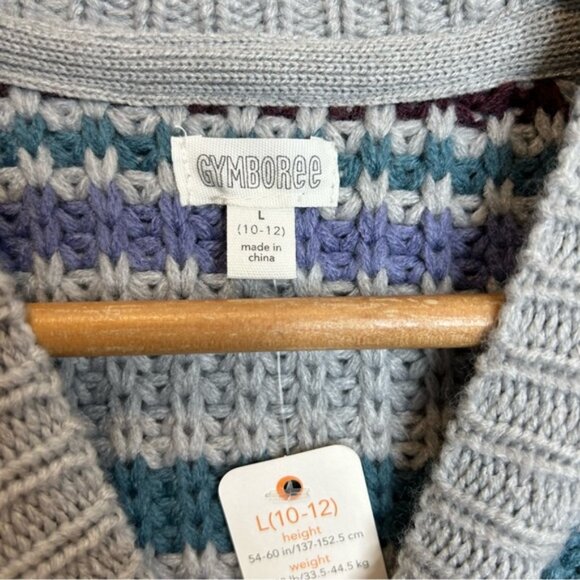 Gymboree Striped Knit Colourful Sweater Dress - Picture 3 of 4